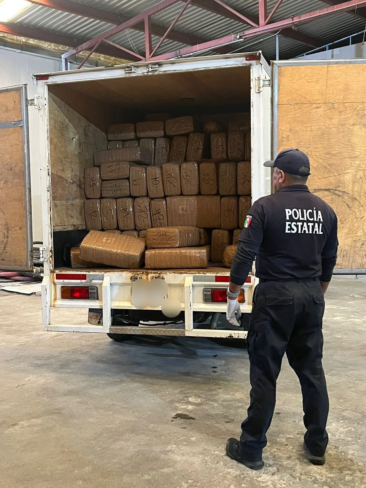 Aseguran Policía Estatal 676 kilos de marihuana en la Saltillo - Matamoros
