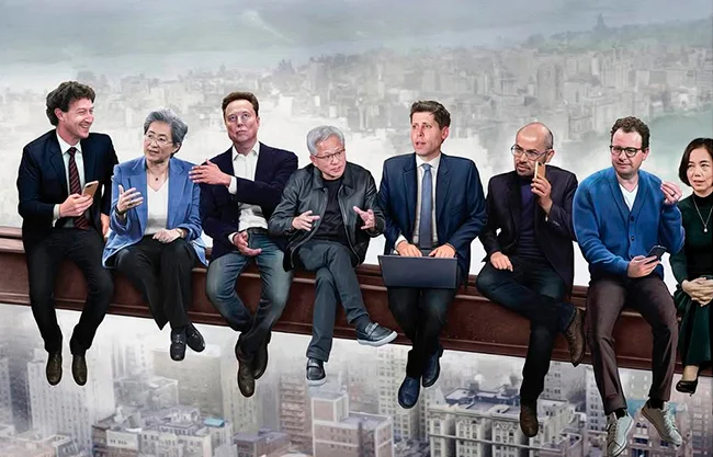 Los arquitectos de la inteligencia artificial (IA) -como Mark Zuckerberg, Elon Musk, Jensen Huang y Sam Altman- fueron elegidos este jueves como Persona del Año 2025