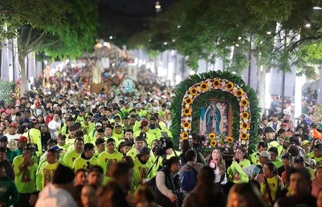 Suman 9 millones de peregrinos que visitaron la Basílica de Guadalupe