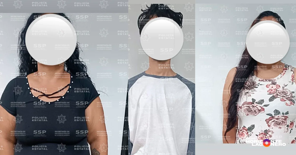 Operativo “Dragón” asegura a tres personas con presunta droga tipo cristal en Lerdo