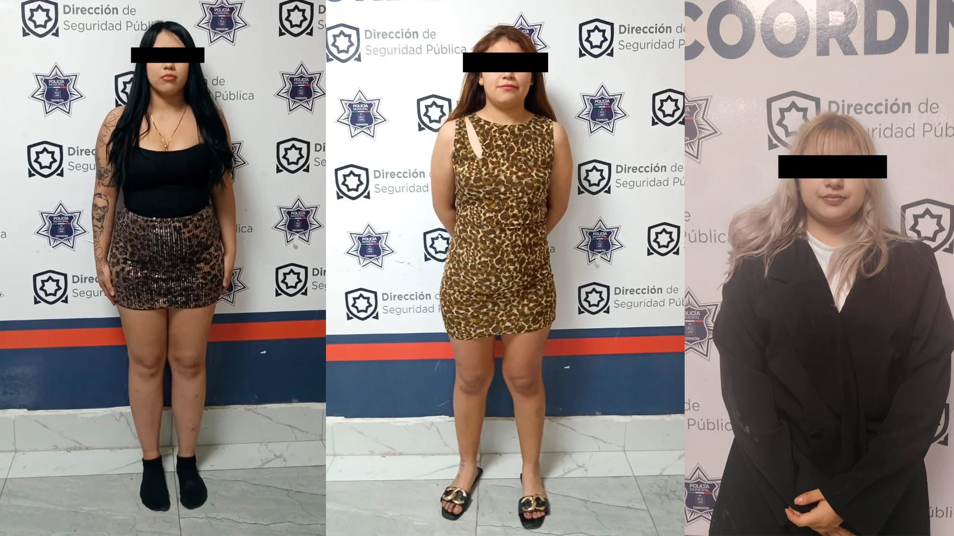 Policía de Torreón detiene a tres mujeres por alterar el orden público en Centro de Torreón