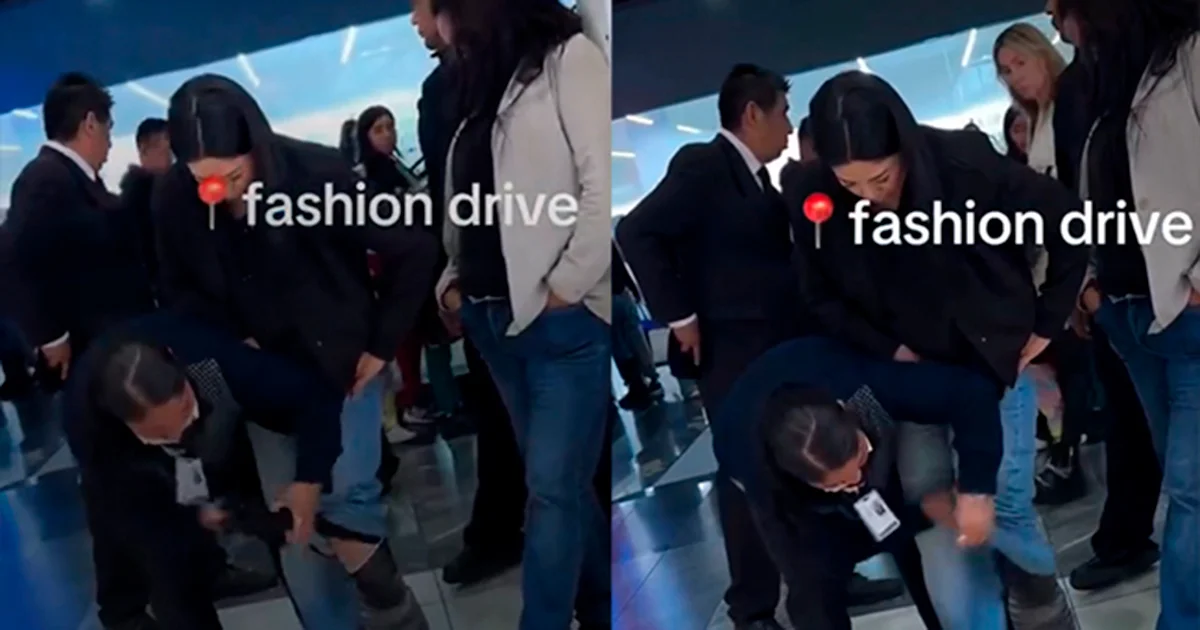¡Fardera de lujo! Video exhibe presunto robo de mercancía en Fashion Drive de San Pedro