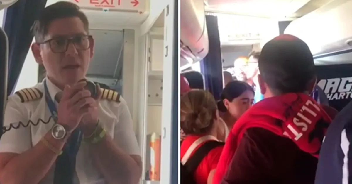 Un piloto de la aerolínea Magnicharters retuvo un avión en el AICM, lo que provocó una movilización de autoridades