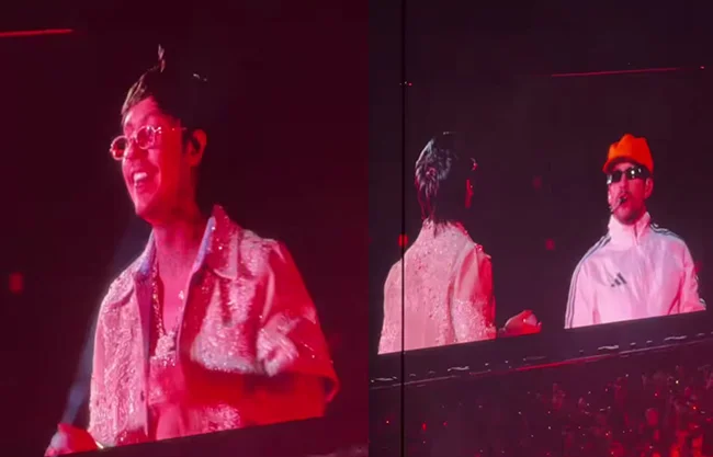 Bad Bunny y Natanael Cano sorprendieron al público al interpretar en vivo “Soy el Diablo (Remix)”, una colaboración que fusiona trap y corridos