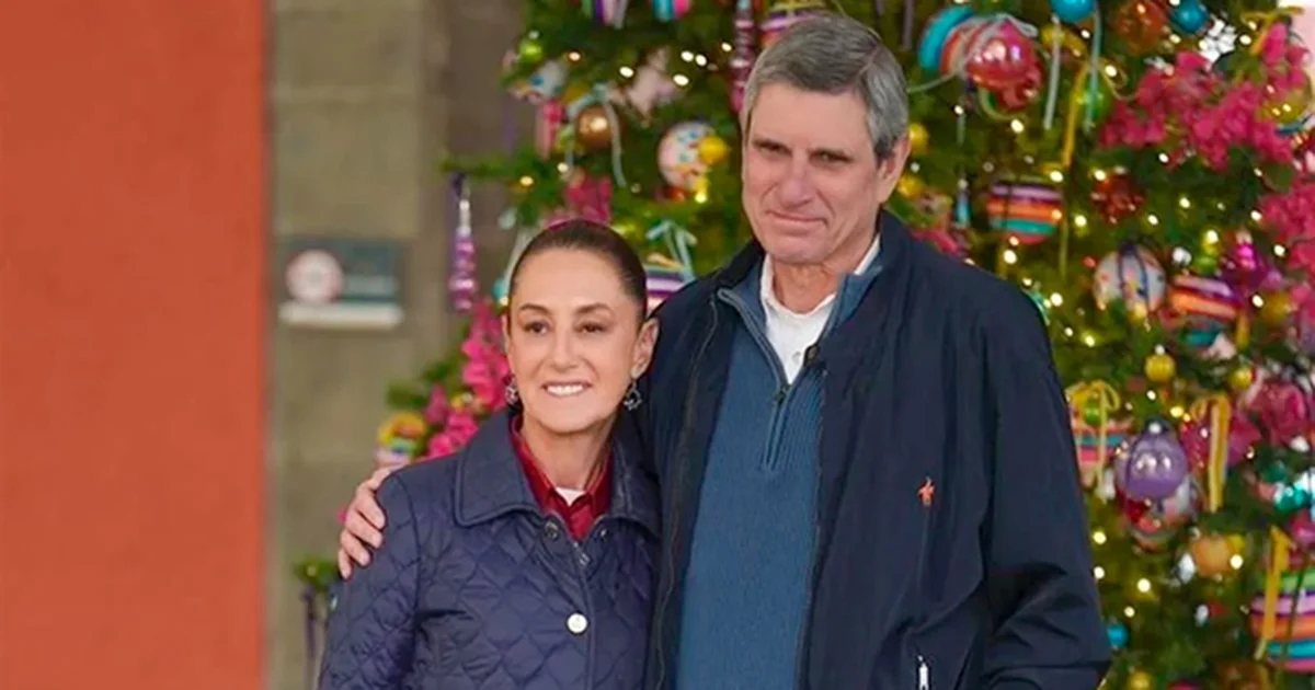 Sheinbaum difundió un video de dos minutos con 13 segundos en el que aparece con su esposo, el físico Jesús María Tarriba