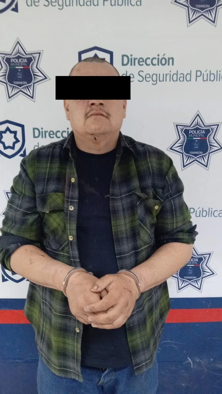 Ebrio muerde a su pareja tras fuerte discusión y es detenido por la policía en Torreón