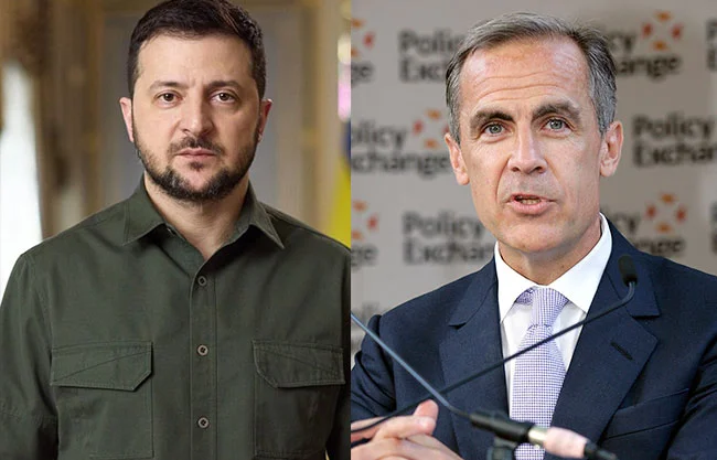 El anuncio de la ayuda fue realizado este sábado por el primer ministro canadiense, Mark Carney, tras el encuentro que mantuvo con Volodímir Zelenski.