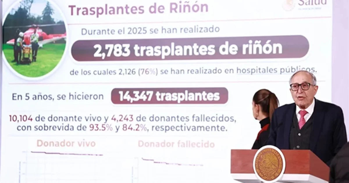 La Secretaría de Salud lanzó la campaña ‘Por un México sin lista de espera’ para fomentar la donación de órganos y los trasplantes