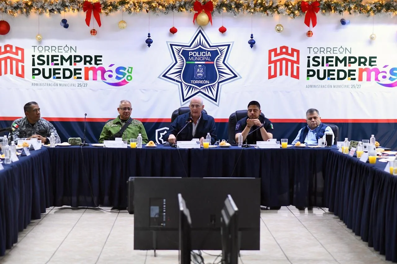 Seguridad en Torreón inicia 2026 con balance positivo y nuevos retos por delante