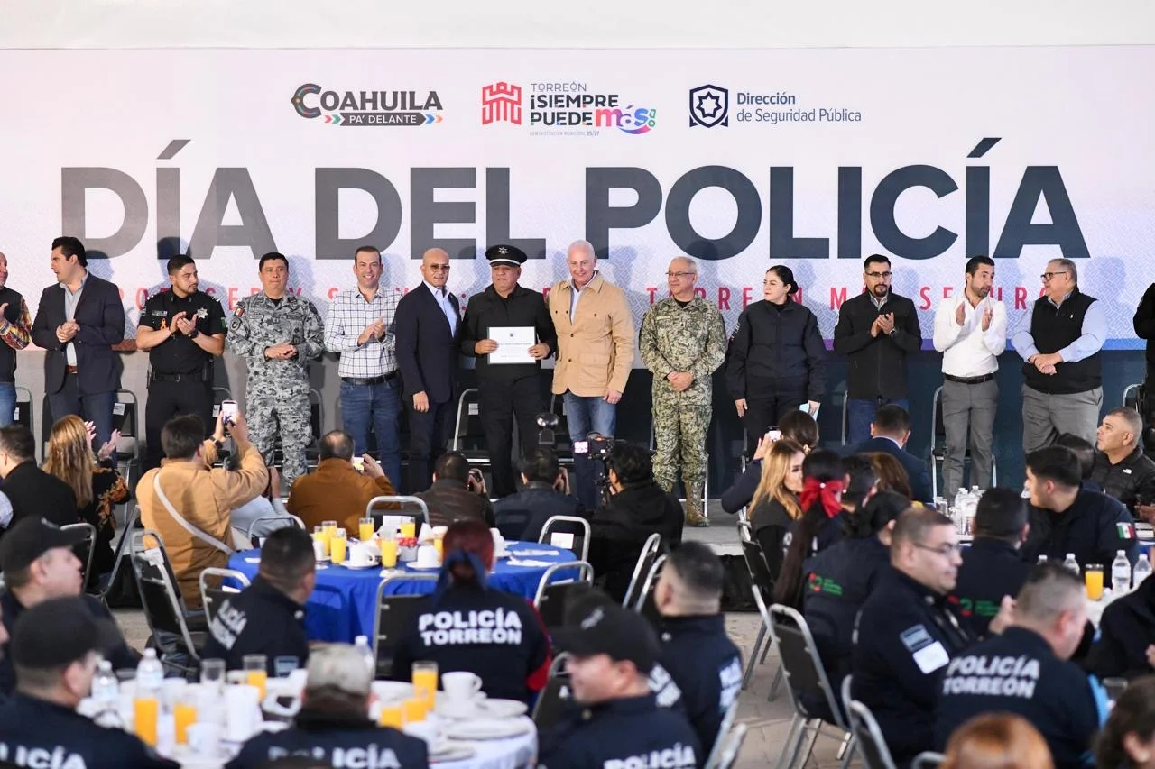 Reconocen labor de la Policía de Torreón