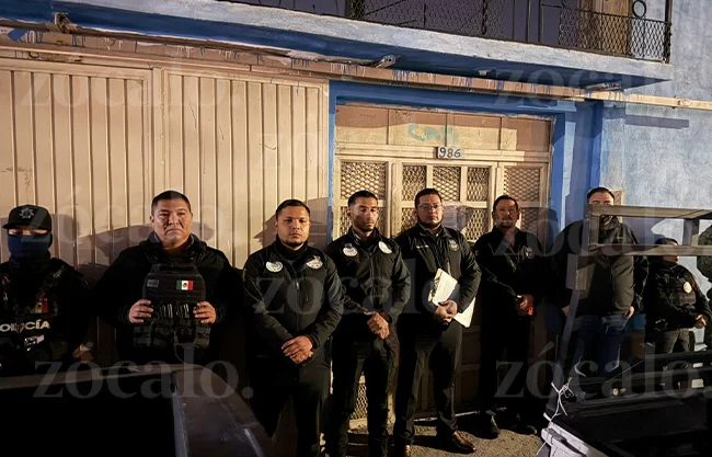 Tres personas detenidas tras cateo a vivienda en colonia Nazario Ortiz Garza