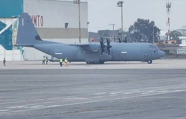 El Gobierno de México aclara presencia de avión militar estadounidense en Toluca, tenía autorización de aterrizar