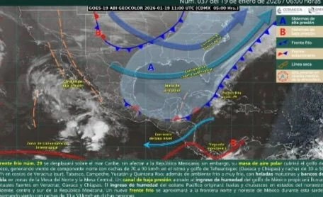 La Comarca Lagunera enfrentará mañanas frías y tardes templadas con probabilidad de lluvia en los próximos días, según el pronóstico de Conagua.