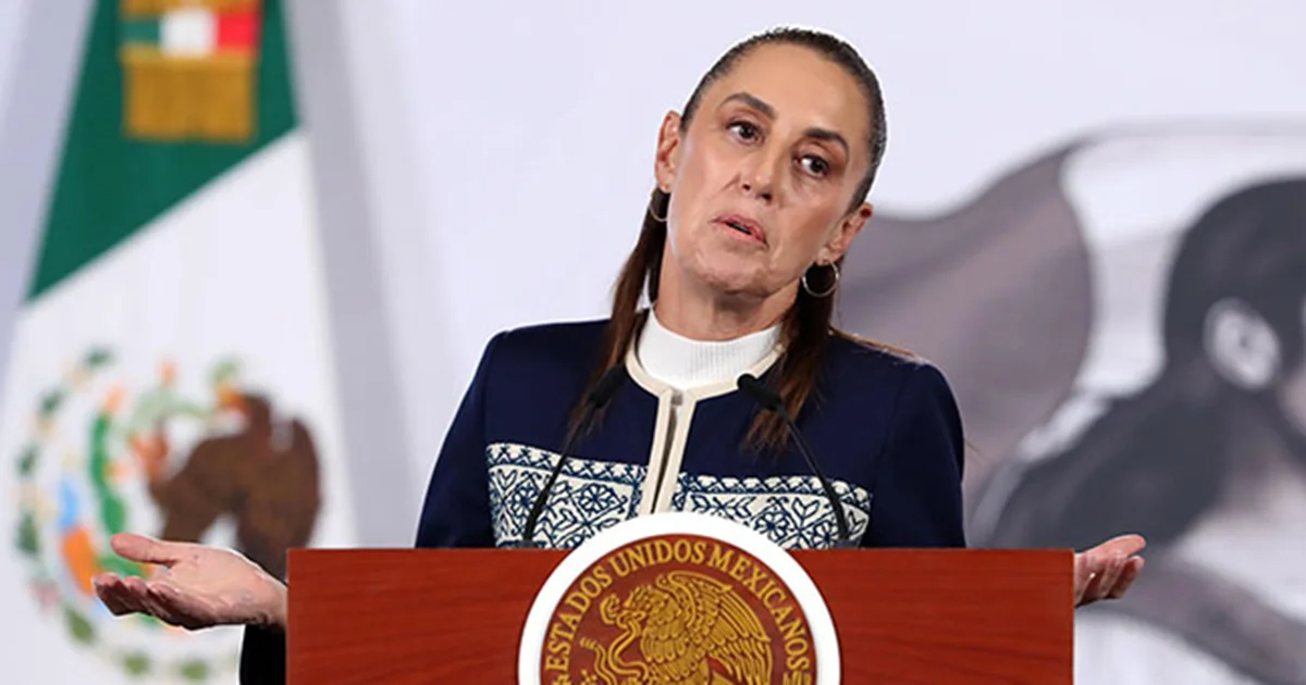 La gobernante mexicana aclaró que hasta el momento no se han reforzado ningún tipo de medidas de seguridad en la frontera sur del país