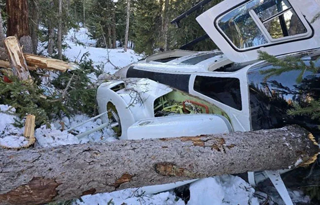 Helicóptero se estrella en Utah y deja un herido grave