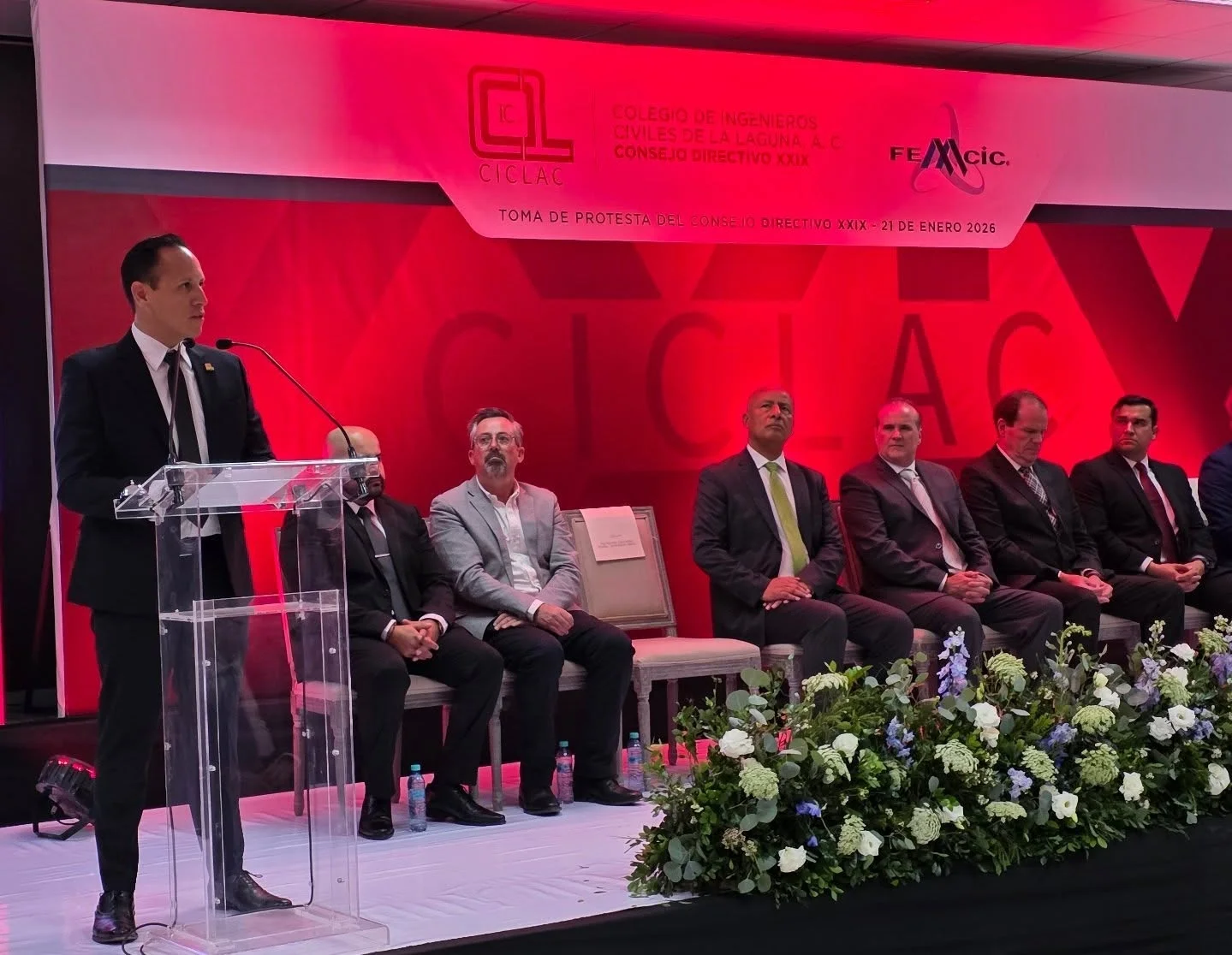 Agustín Hernández asume la presidencia del Colegio de Ingenieros Civiles de La Laguna