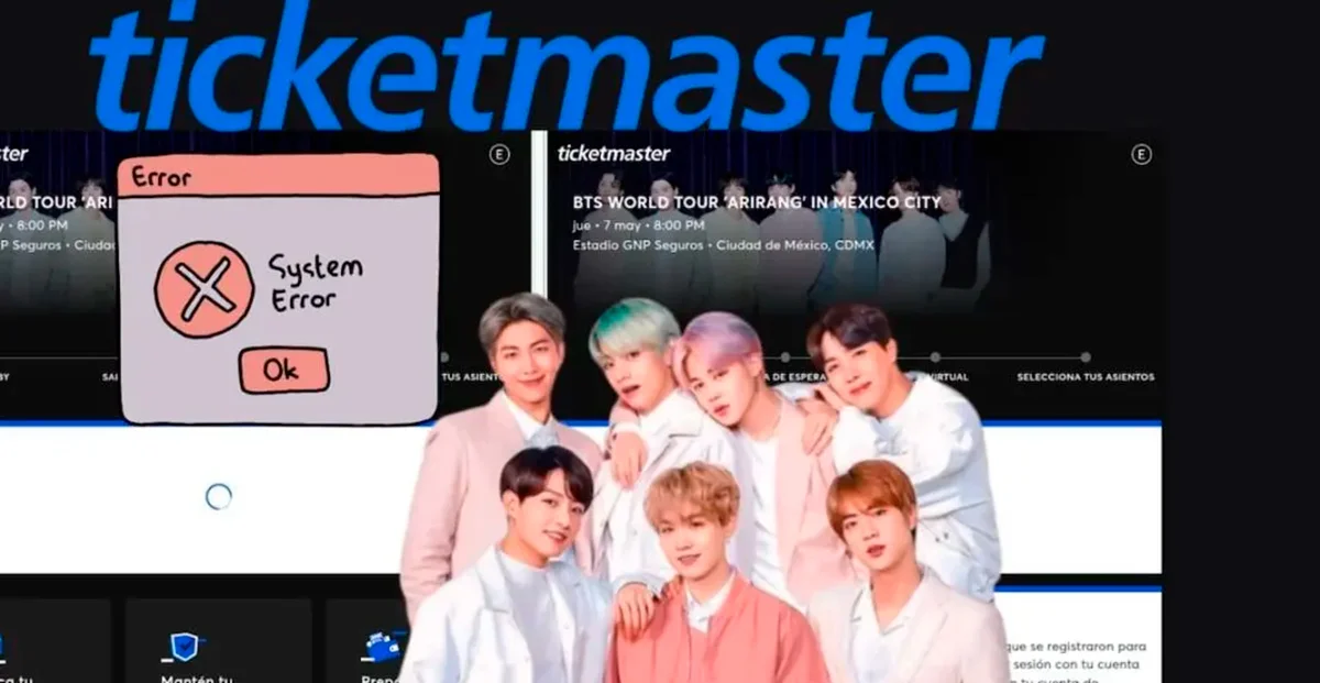 La preventa exclusiva para el “BTS World Tour Arirang” en México, programada para el 23 de enero de 2026, experimentó fallas técnicas críticas