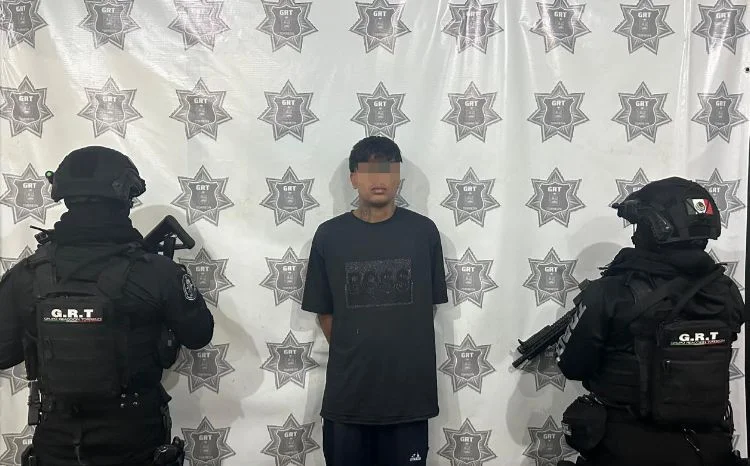 Detienen a joven por detonaciones de arma de fuego durante riña en fraccionamiento El Pedregal de Torreón.