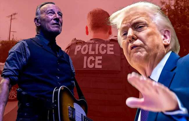 Bruce Springsteen canta contra Trump y llama a ICE “el ejército privado del rey”