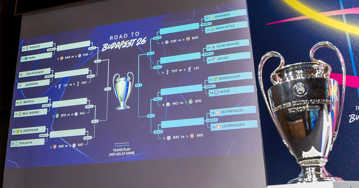 La ida se disputará en el Estadio Da Luz los días 17 o 18, mientras que la vuelta tendrá lugar en el Bernabéu el 24 o 25 de febrero.