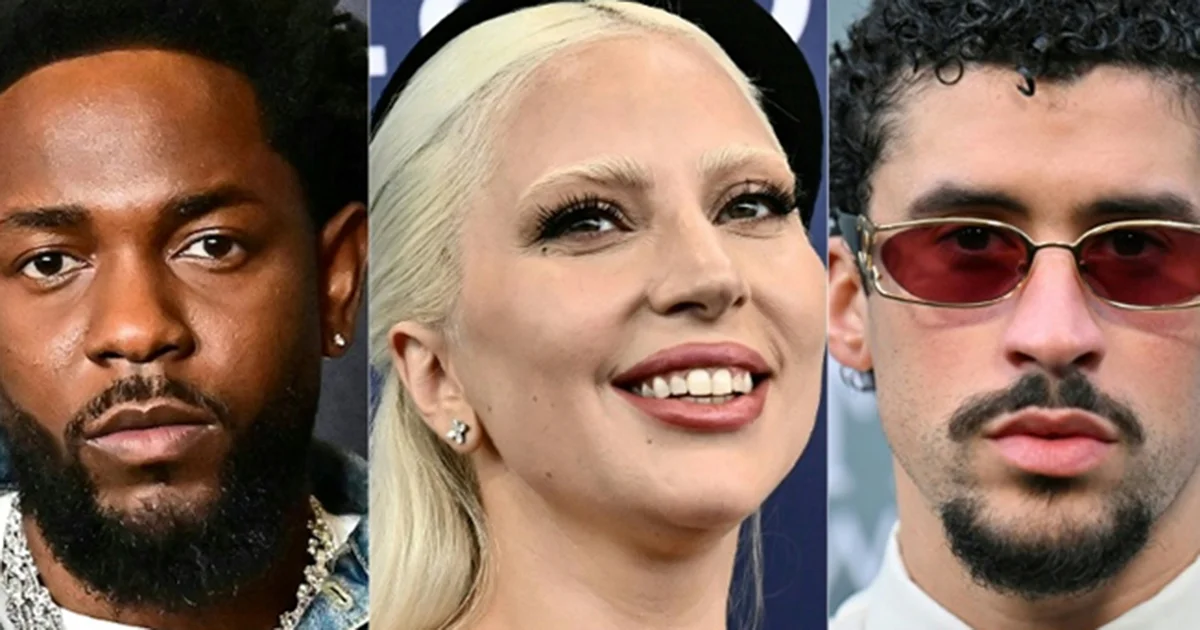 Los Grammy miden este domingo el dominio musical de Bad Bunny, Lady Gaga y Kendrick Lamar
