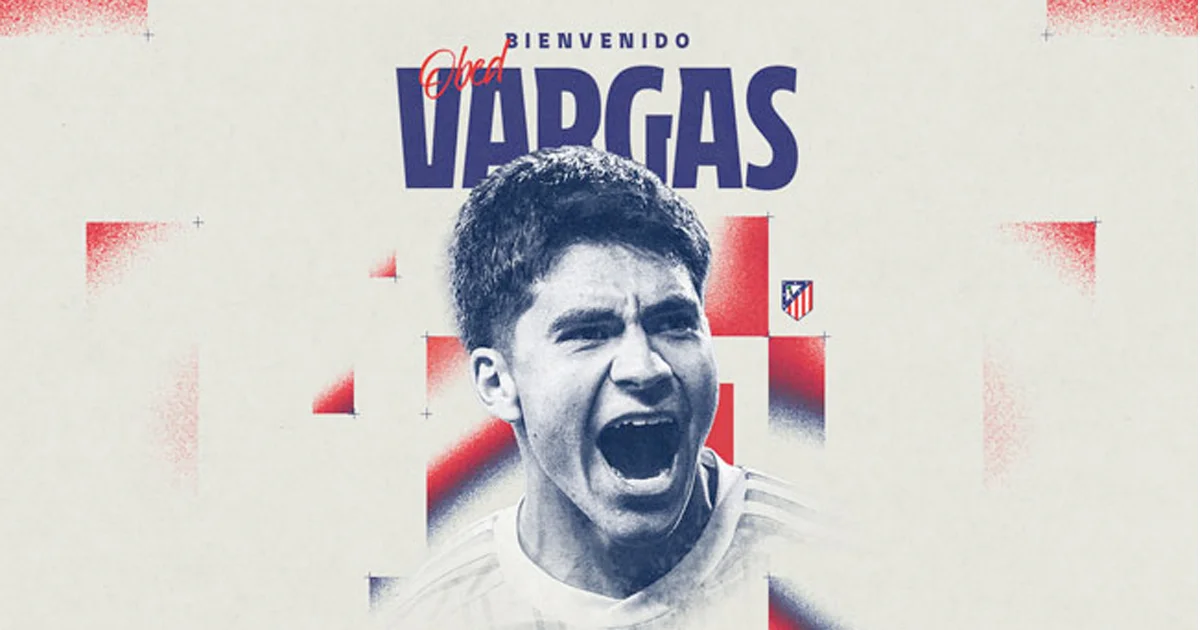 Atlético de Madrid hace oficial el fichaje del centrocampista mexicano Obed Vargas hasta 2030