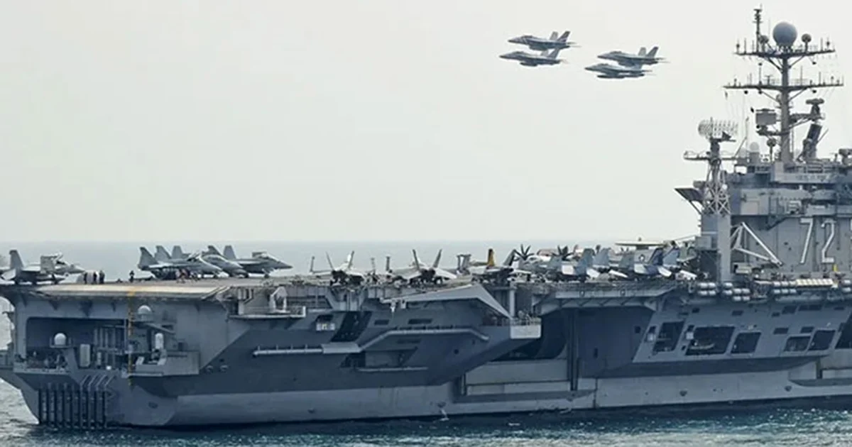 EU derriba un dron de Irán que se aproximó a su portaaviones en el mar Arábigo