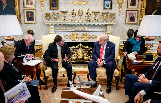 Trump y Petro pactan tregua diplomática, de los insultos a la "exploración de caminos comunes"