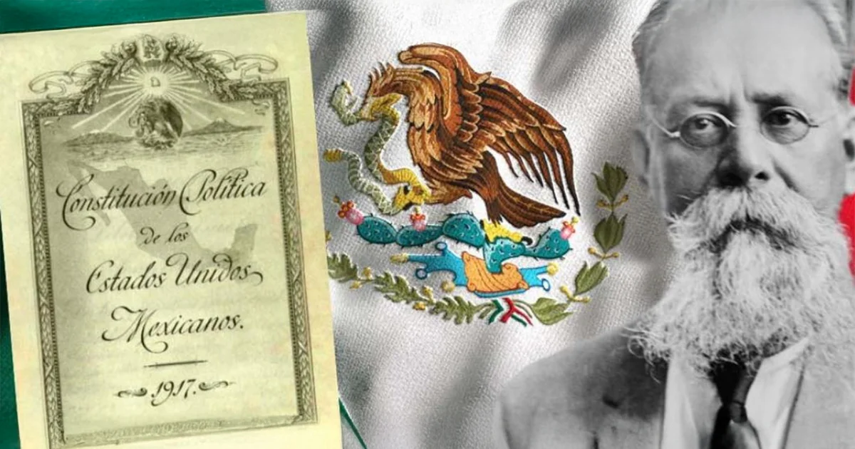 La Constitución Mexicana de 1917 fue promulgada el 5 de febrero de 1917, por Venustiano Carranza, quien era el Presidente de México en ese momento
