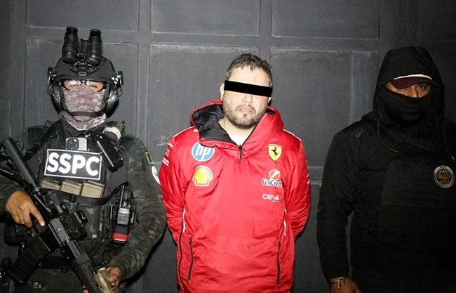 La Secretaría de Seguridad y Protección Ciudadana (SSPC) ingresó en el Penal del Altiplano, en el Estado de México, a Diego Rivera Navarro