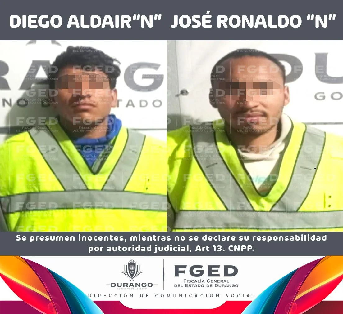 Fiscalía de Durango logra vinculación a proceso por intento de homicidio contra dos sujetos en Gómez Palacio.