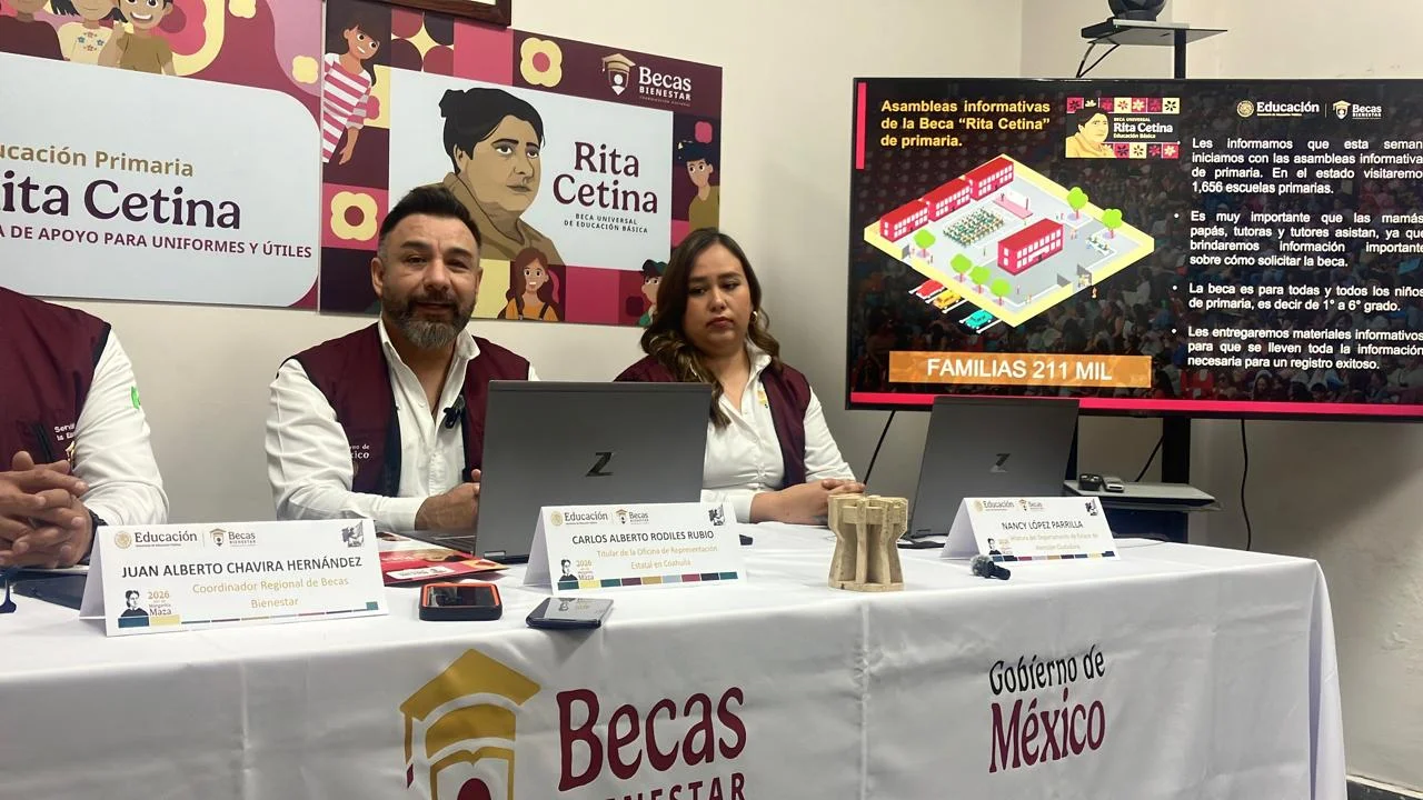 Conoce el calendario de pago de la Beca Rita Cetina para útiles y uniformes escolares en primaria y secundaria.