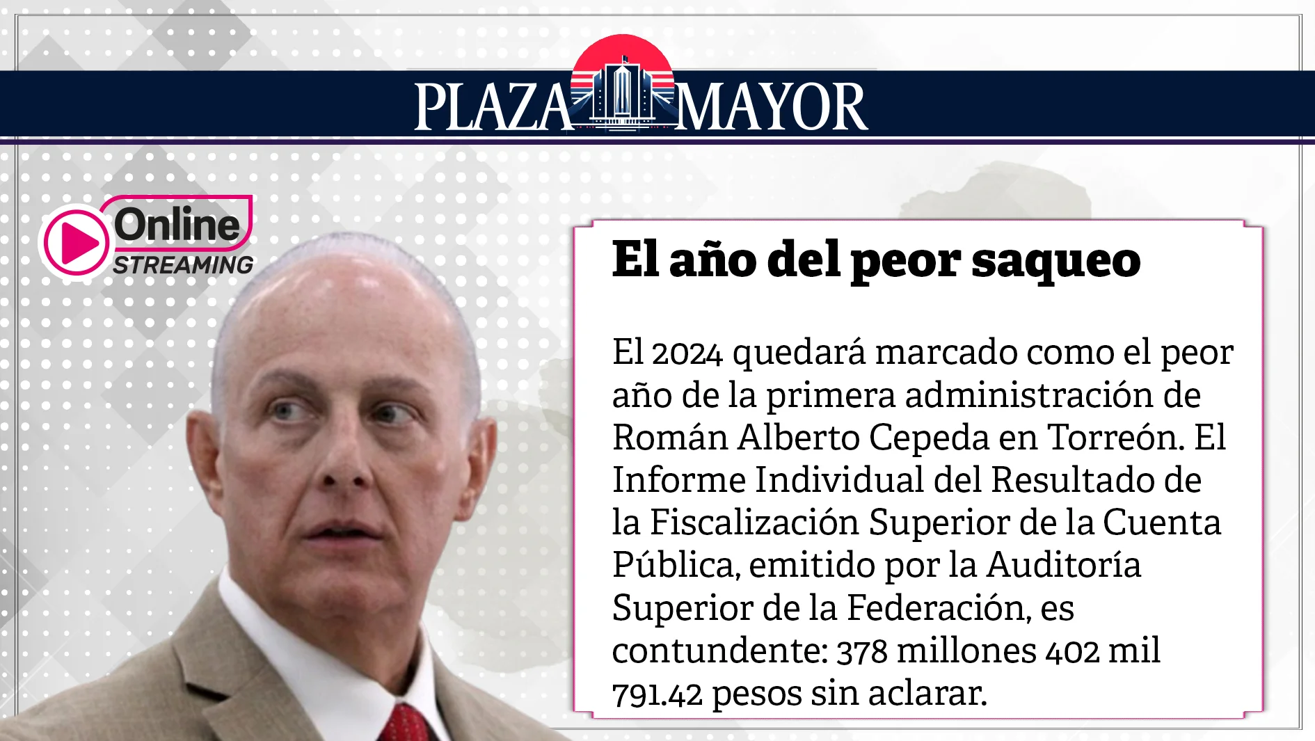 El año del peor saqueo