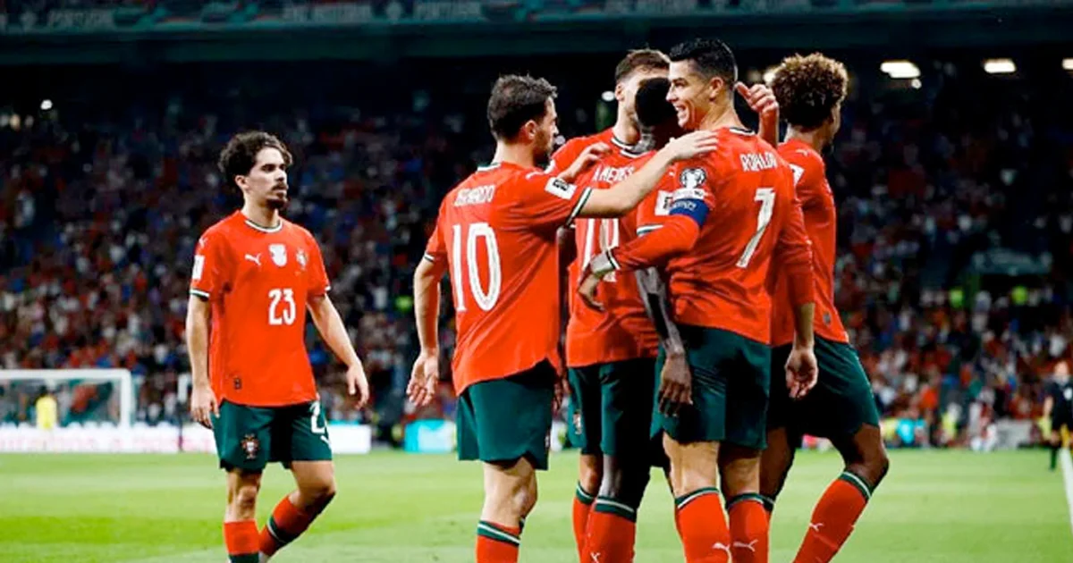 Portugal llega a México con su plantel estelar, incluyendo a Cristiano Ronaldo, para el amistoso en el Azteca. Última prueba antes del Mundial.