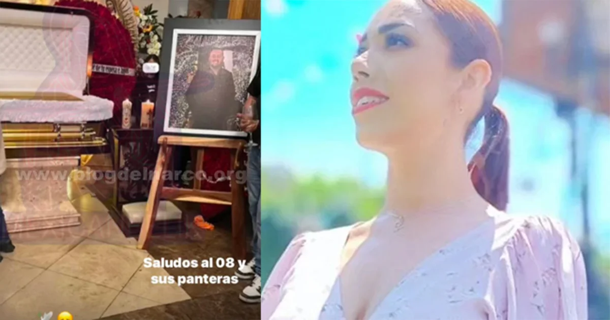 La exfuncionaria publicó fotos del funeral de "El R1", el hijo de Heraclio Guerrero, "El Lako" y hombre de confianza de Nemesio Oseguera Cervantes
