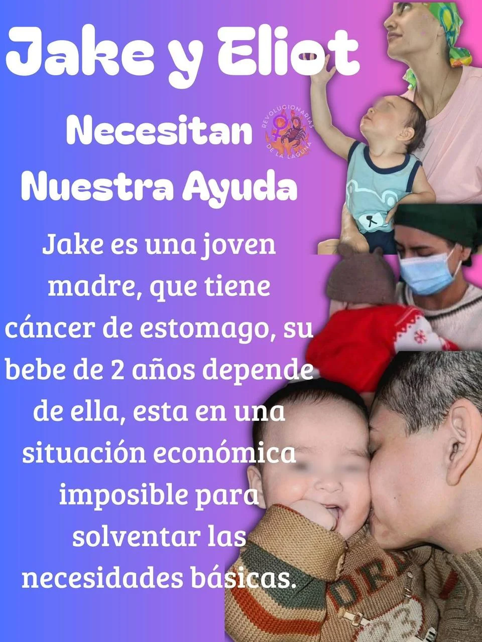 Madre con cáncer lucha por su vida y la de su hijo. La comunidad se moviliza para apoyar su tratamiento y necesidades básicas.