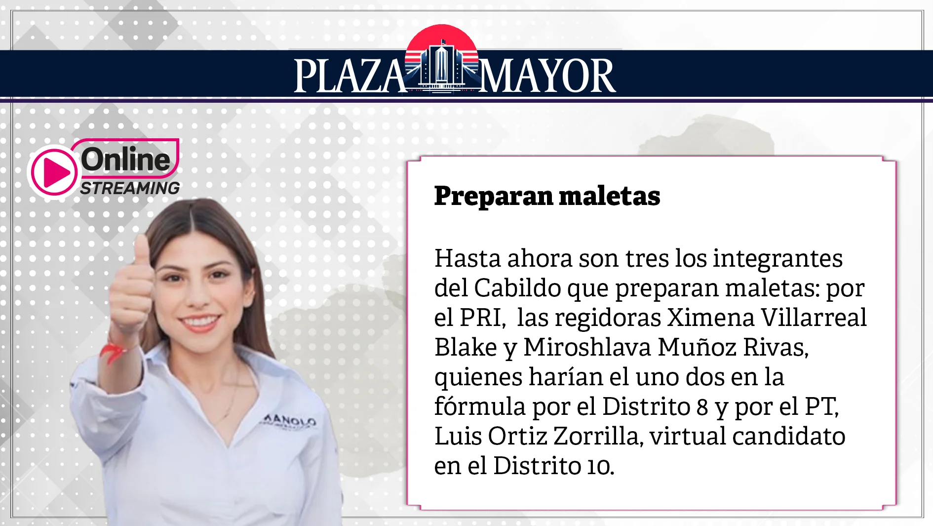 En Torreón , no hay fecha para la sesión de Cabildo en que se le dará trámite a las solicitudes de licencia de ediles animados a ir a la competencia del 7 de junio.