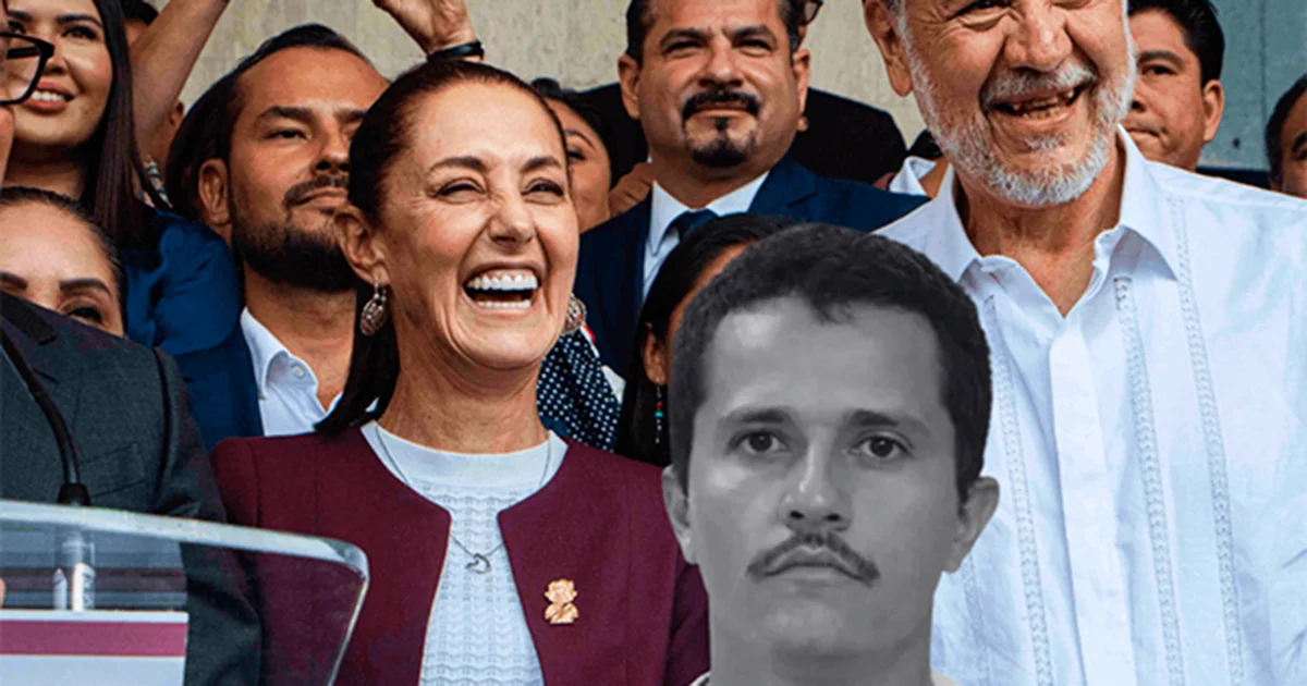 Incluso señala que la presidenta de la República, emanada de Morena, mandó un mensaje velado al CJNG durante el discurso de su toma de protesta