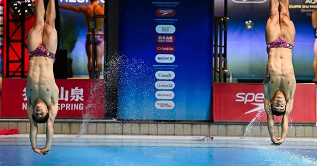 La dupla mexicana fue superada por los chinos Zongyuang Wang y Jiuyuan Zheng, oro. Los británicos Anthony Harding y Jack Laugher ganaron bronce