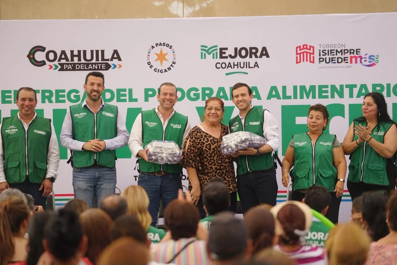 Entregan apoyo alimentario de leche y huevo en Torreón