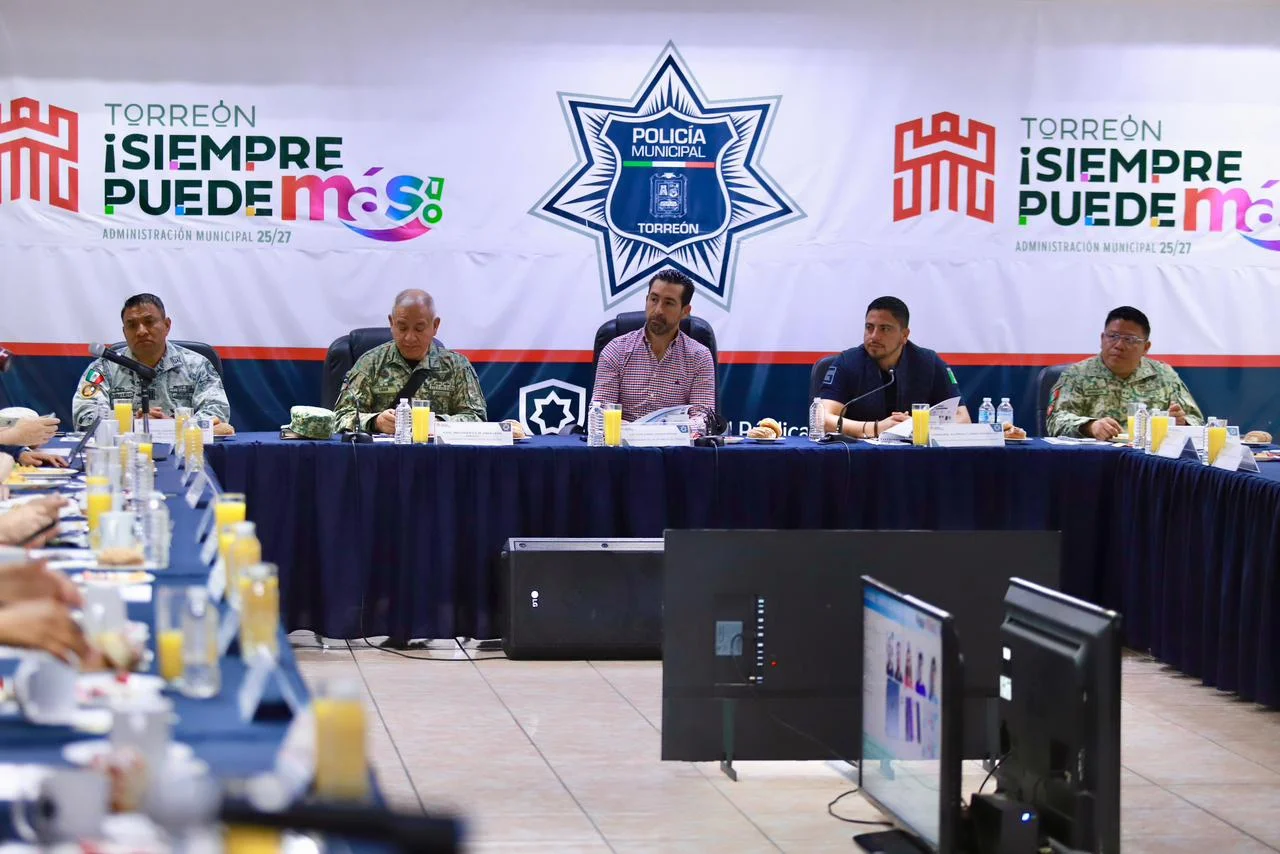 Coordinación entre cuerpos de seguridad garantiza éxito para próximos eventos en Torreon