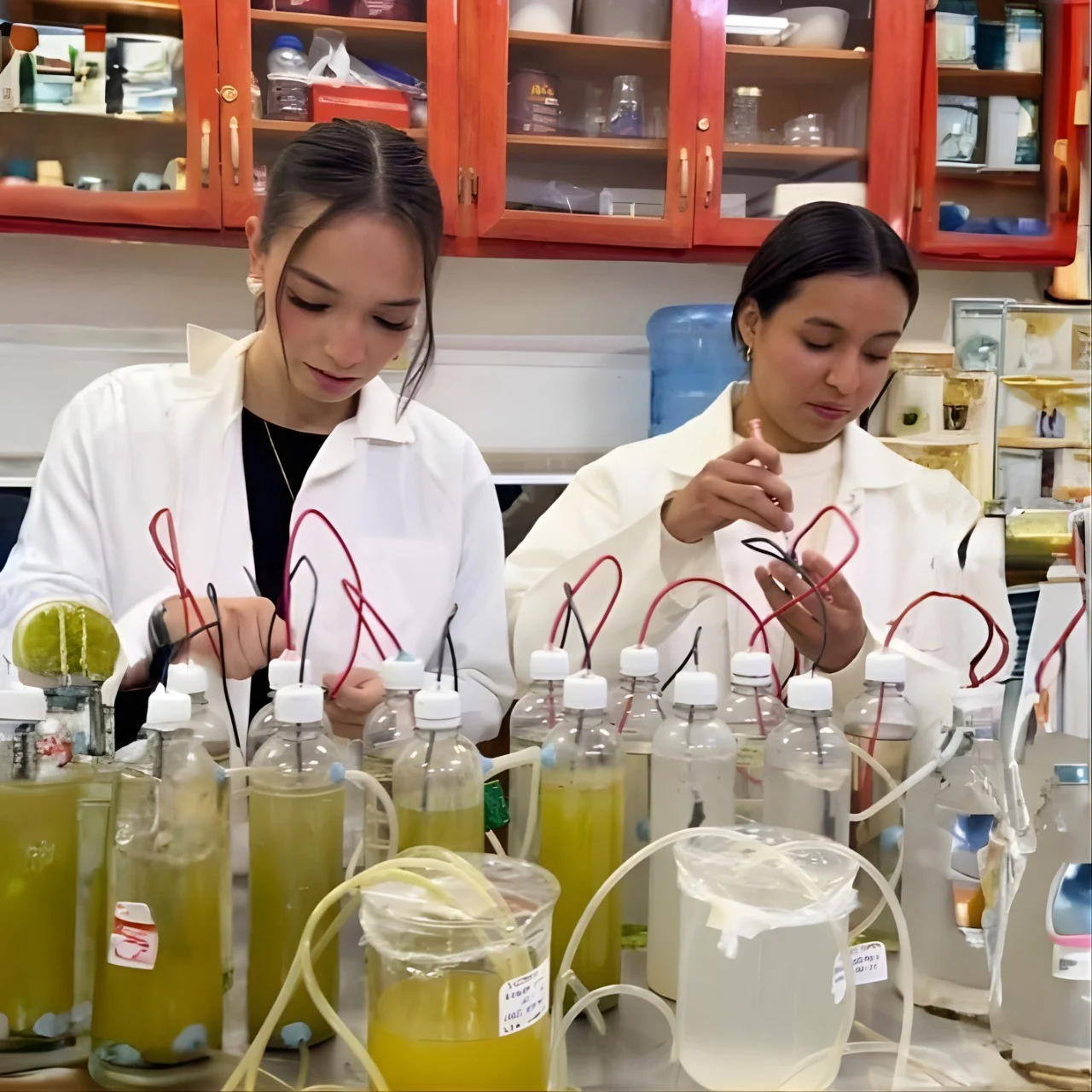 Estudiantes de Coahuila desarrollan un sistema para generar energía limpia a partir de desechos agroindustriales, compitiendo en una feria nacional de ciencia.