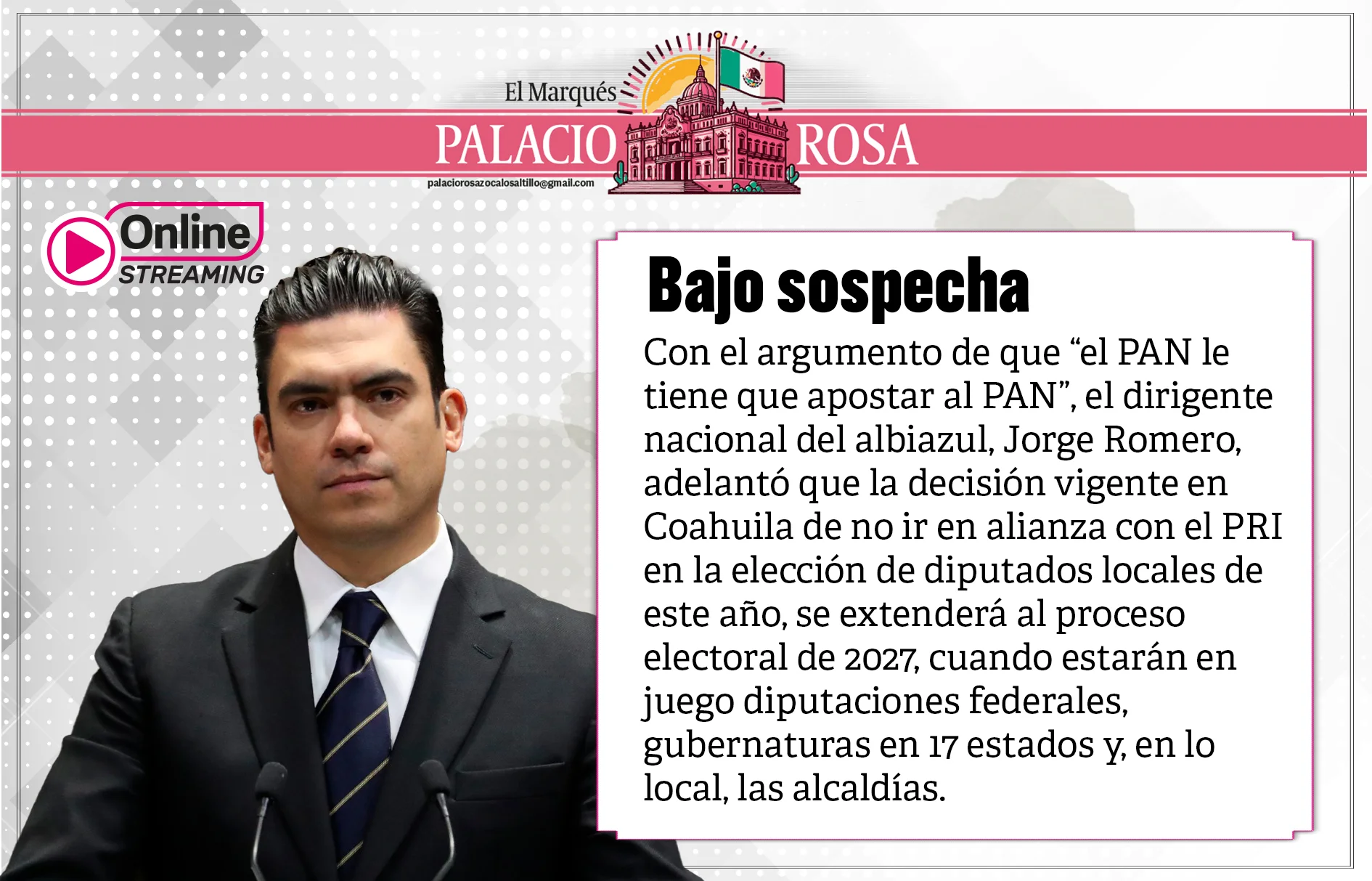 La agenda, dijo Hilario González, permanece abierta para que la mujer ocupe un lugar central en las decisiones de la sociedad