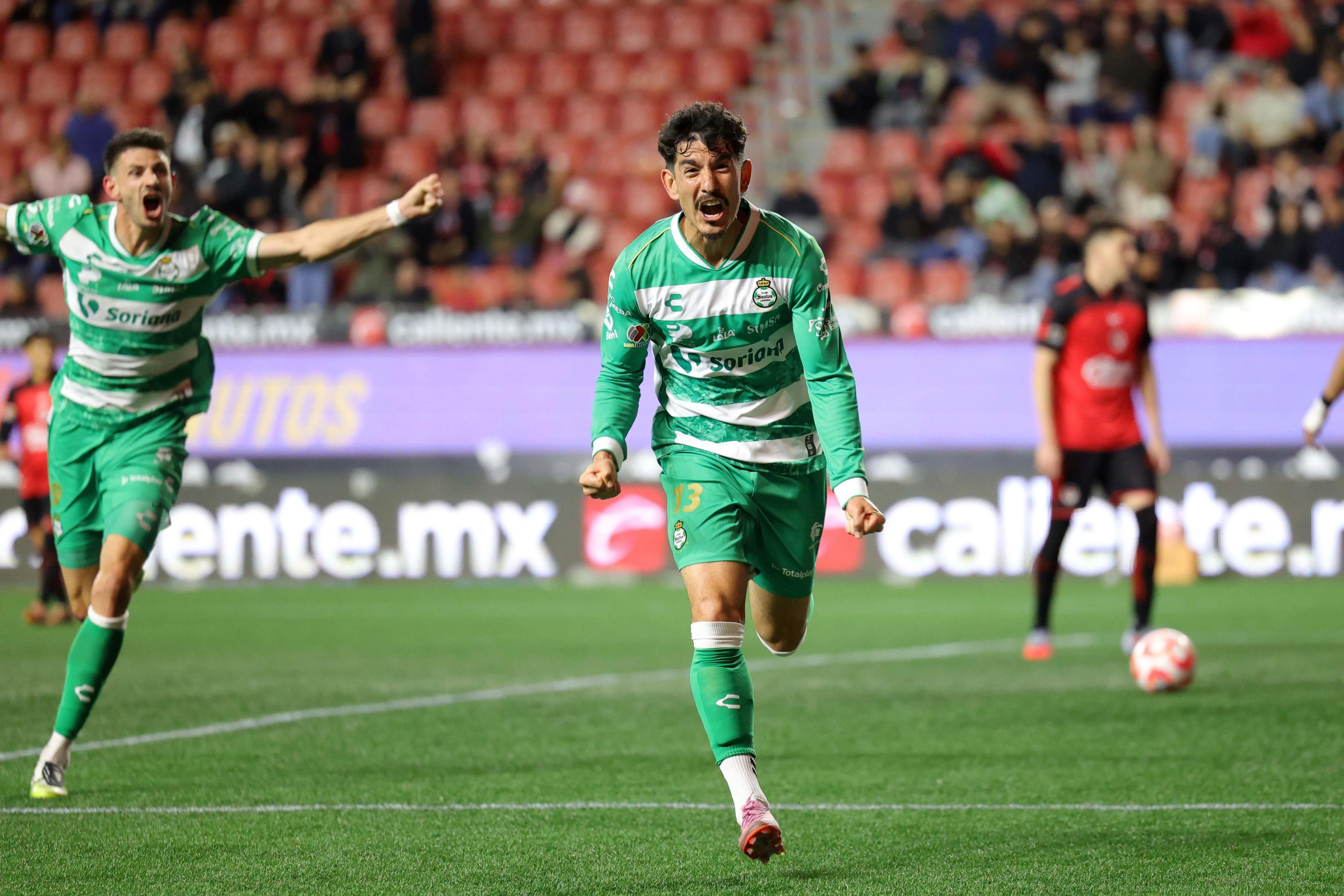 Santos gana a Xolos y rompe la racha de dos años sin ganar de visita