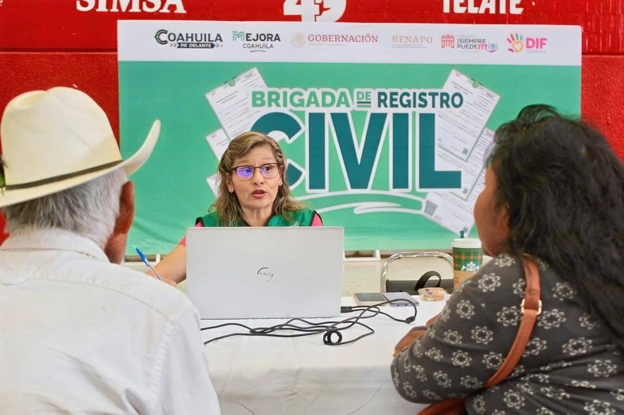 Realizarán Macro Brigada del Registro Civil en Torreón con trámites a bajo costo