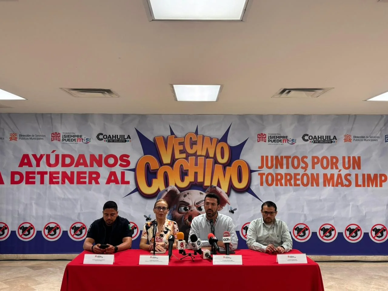 Torreón relanza campaña ciudadana contra tiraderos clandestinos y basura en vía pública, con apoyo de seguridad pública para sancionar infractores.