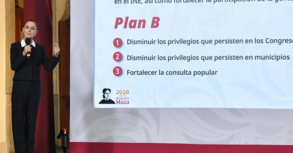 La Presidenta adelantó que el Plan B de la reforma electoral la enviará el lunes al Congreso