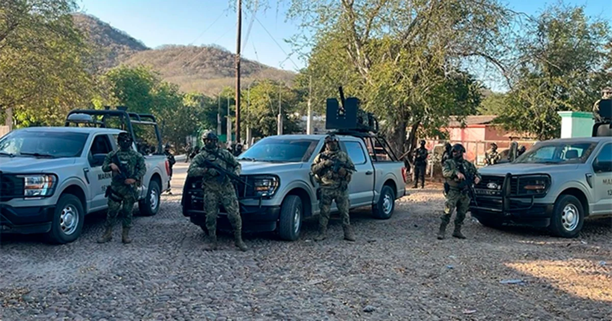 Once presuntos criminales fueron abatidos por personal naval en un inmueble utilizado por integrantes de 'Los Mayos'
