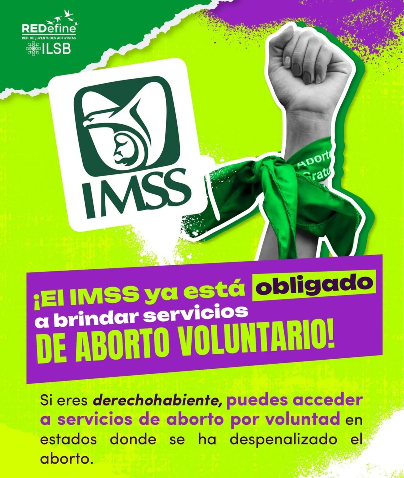 IMSS garantiza aborto legal y gratuito hasta semana 12.6 en 25 estados, tras fallos judiciales que obligan a su prestación.