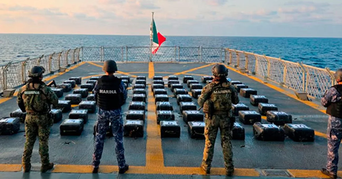 El aumento de decomisos ocurre tras los ataques de EU contra narcolanchas en la región, lo que llevó a México a reforzar su estrategia